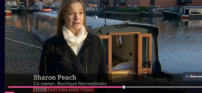 boutique narrowboats on tv at union wharf