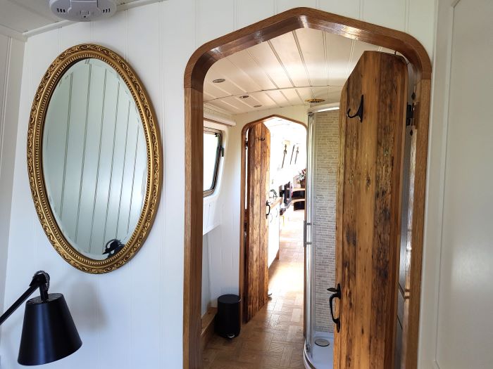 Door frames created by Boutique Narrowboats