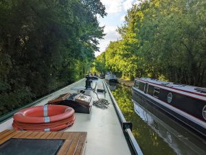 canal boats on holiday